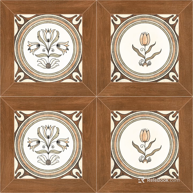 Vintage wood grain tiles texture