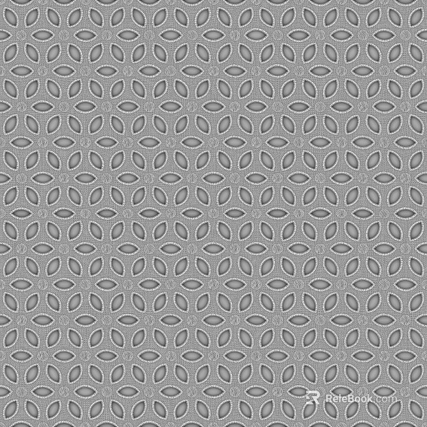 Printed Pattern Black Bump Mask texture
