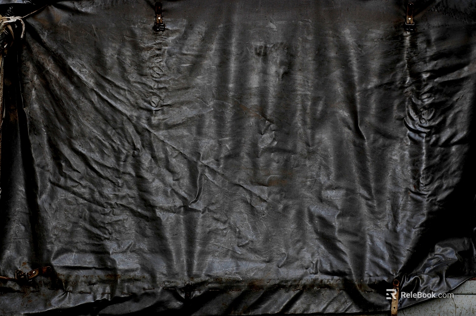 Dark gray industrial wind waterproof tarpaulin texture