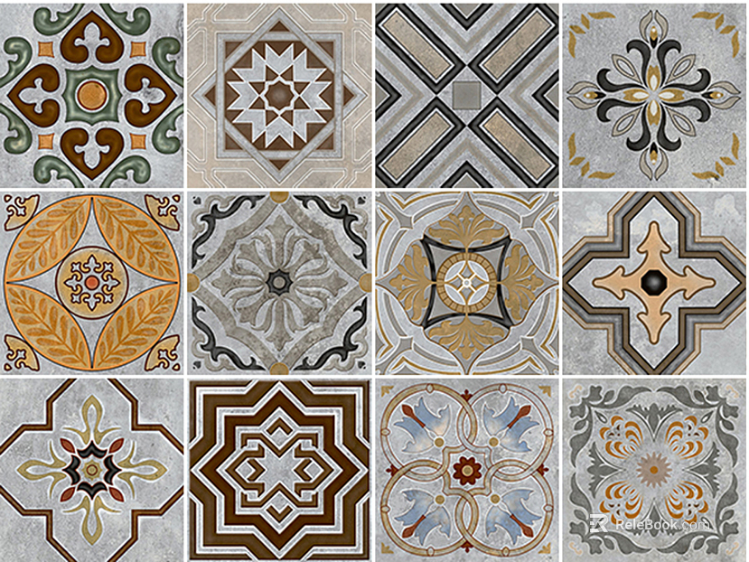 Tile Bohemian Style texture