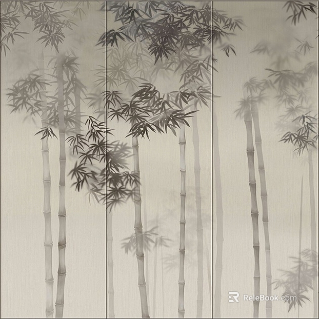 Plant painting texture