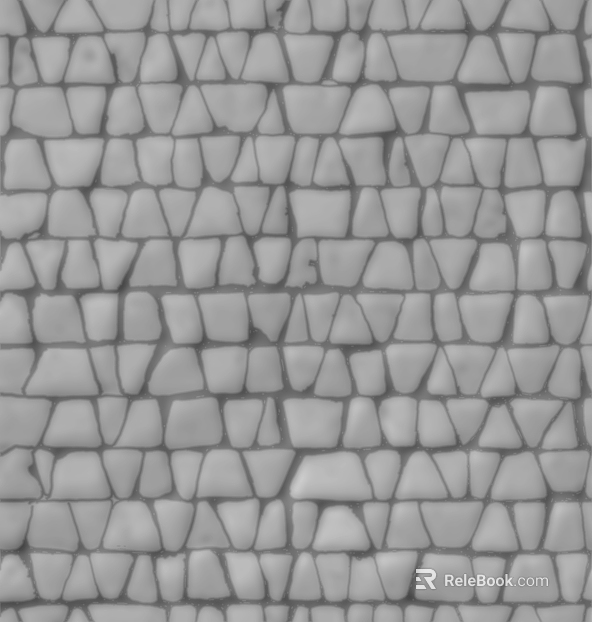 Light gray stone mosaic kitchen wall texture
