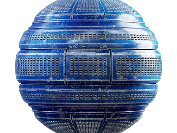 Sci-Fi Exterior Wall PBR texture (ID:ffach323794)