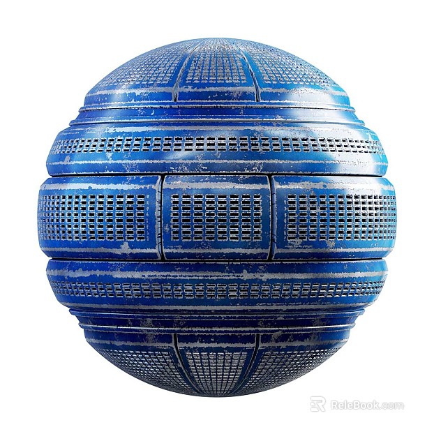 Sci-Fi Exterior Wall PBR texture