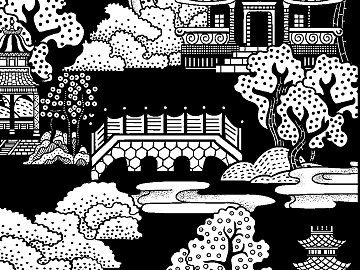 black and white painting texture (ID:ffagg58197)