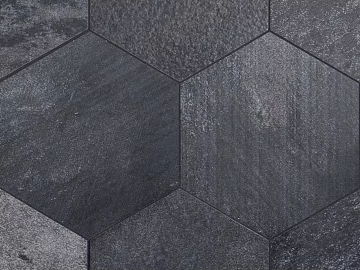 Hexagonal Brick Grey Hexagonal Brick texture (ID:ffabg91393)