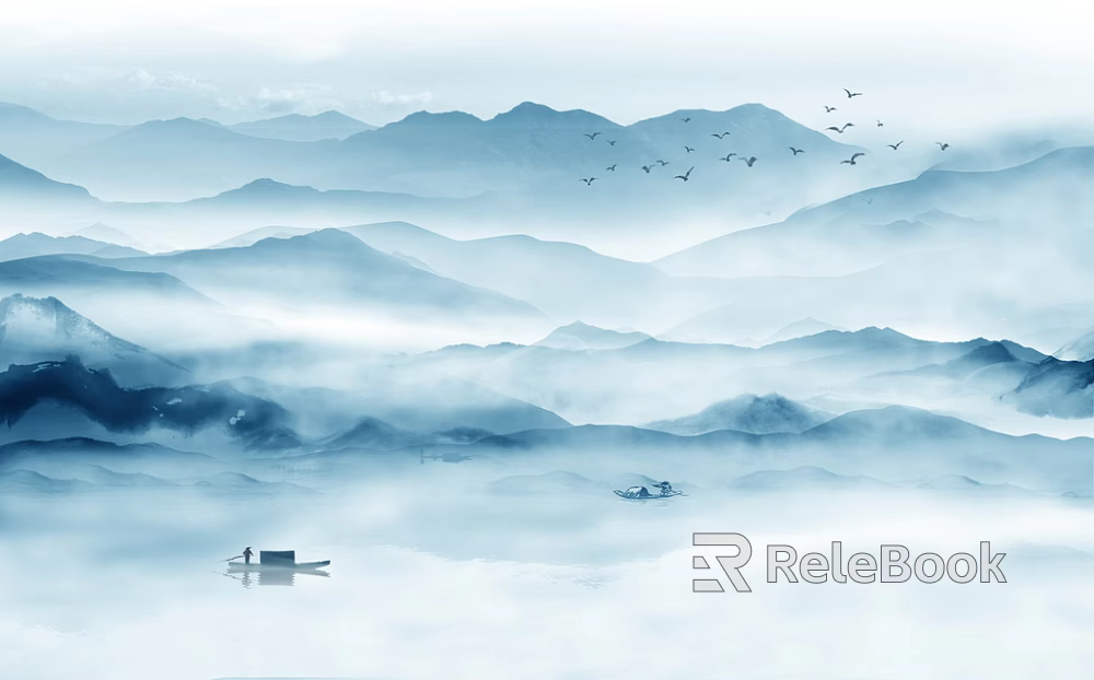 landscape painting texture