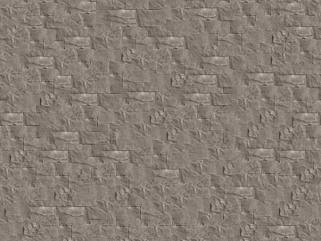 Brick wall seamless 3d model