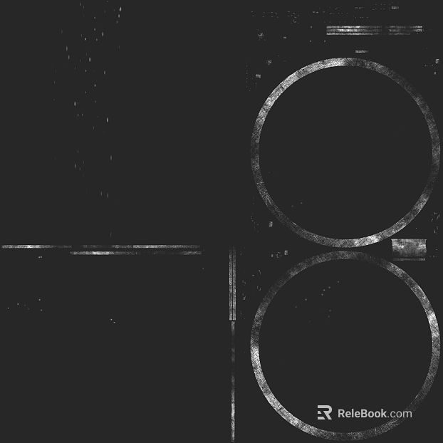 Dark gray old metal decorative components texture