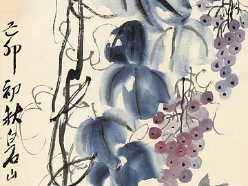 Works by Famous Chinese Calligraphers and Painters Qi Baishi Works Traditional Chinese Painting Lingnan School Traditional Chinese Painting texture (ID:ffach788606)