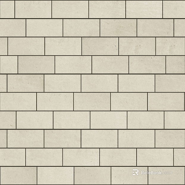 Plain color tile I-shaped solid color marble texture