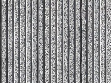 Machine cut stone light gray white shallow groove texture board (ID:ffajg14516)