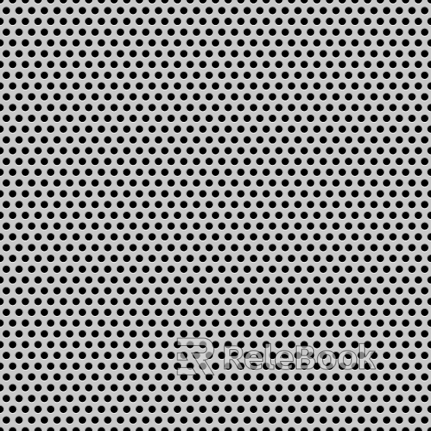 Perforated plate metal texture
