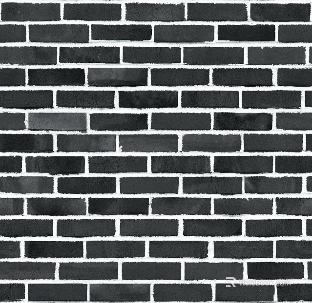 Brick wall culture black wall tiles seamless texture