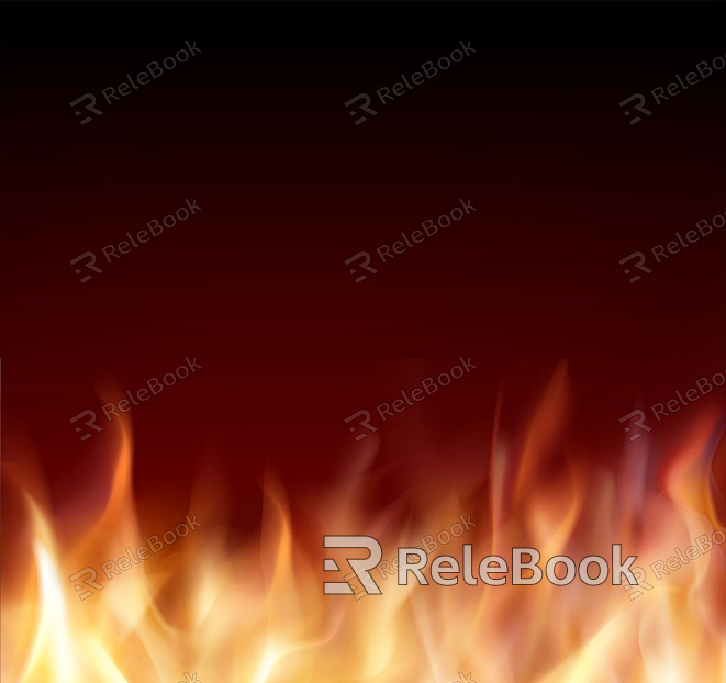 Flame texture texture