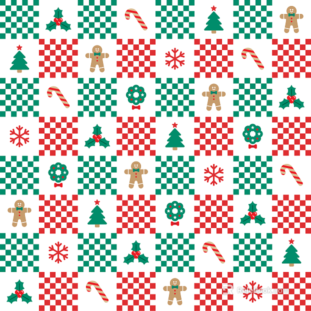 Christmas fabric texture