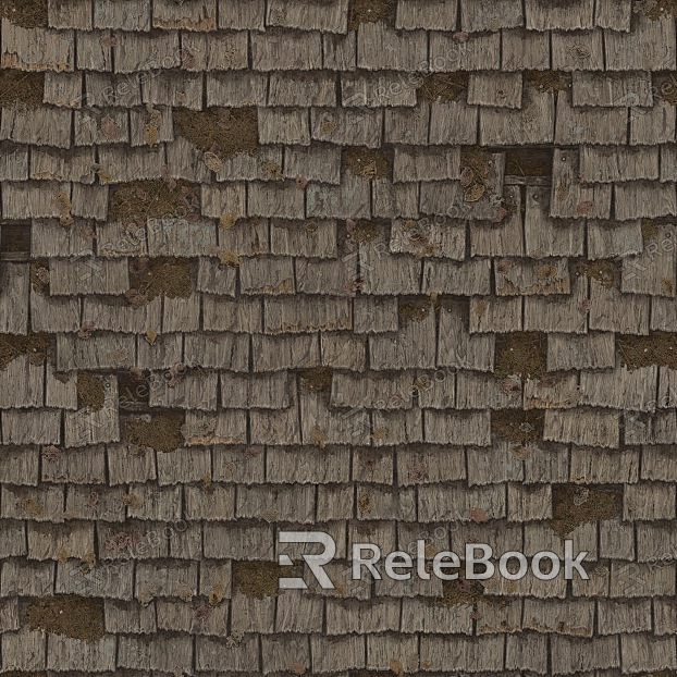 Wooden tile texture