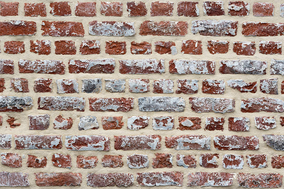 Modern old-fashioned red brick wall industrial wind brick wall dilapidated brick wall texture