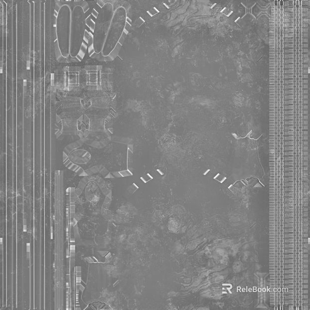 Gray Black and White Bump Industrial Wind Map texture