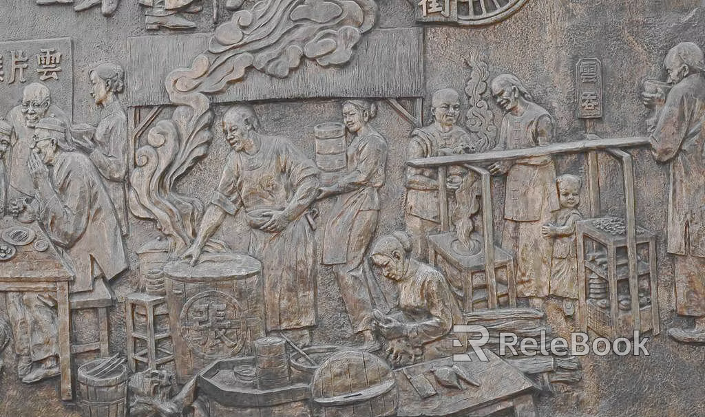 Embossed Metal Embossed texture