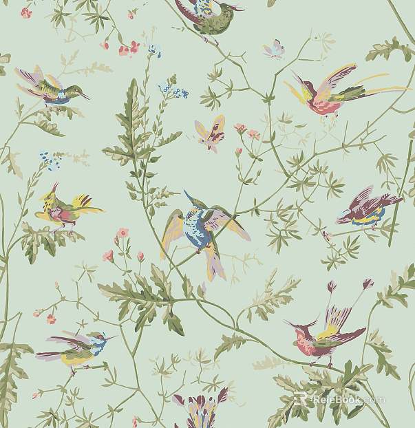 animal and plant pattern texture