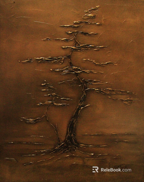 three-dimensional physical painting texture