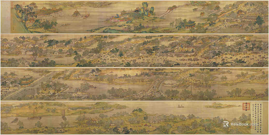 landscape painting texture