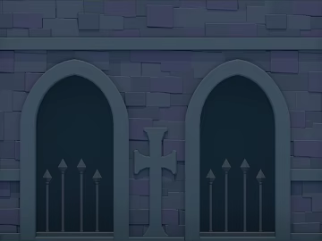 Purple gray stone arch castle exterior wall texture (ID:ffaeh963021)