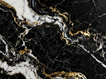 Black gilt marble rock slab 3d model