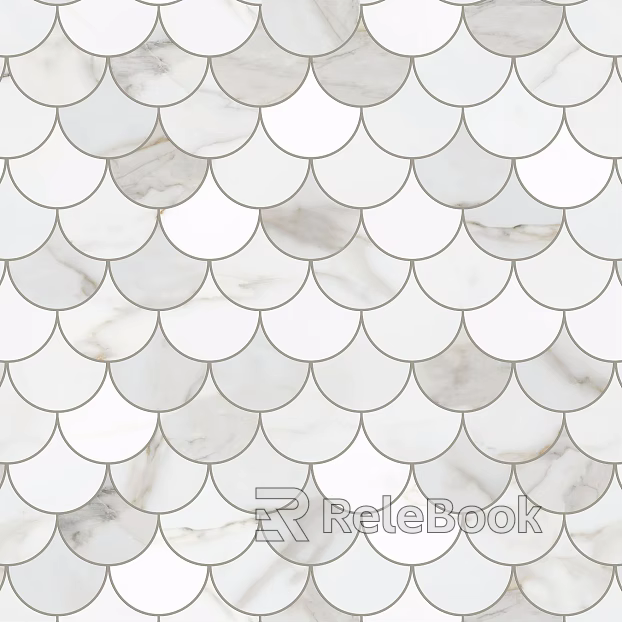 Feather Brick White Scale texture