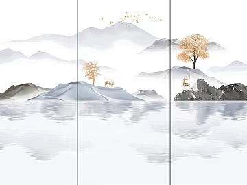 landscape painting texture (ID:ffach463724)