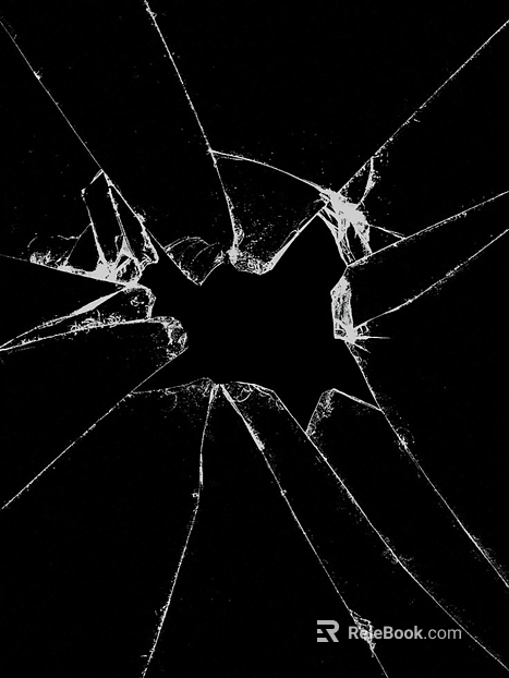 Broken glass texture