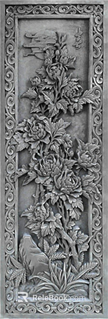 gray embossed stone texture
