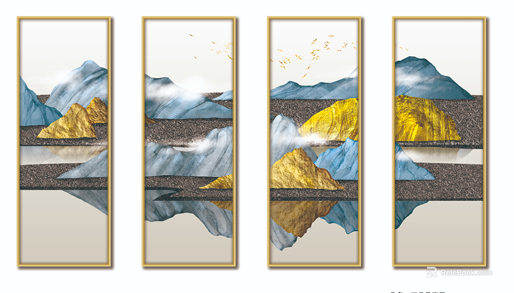 landscape painting texture