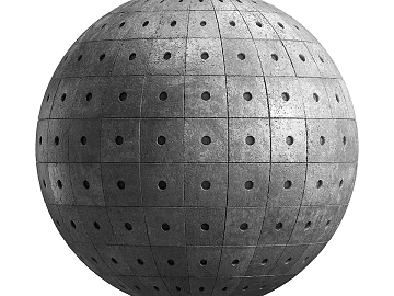 Concrete wall PBR texture (ID:ffach889044)