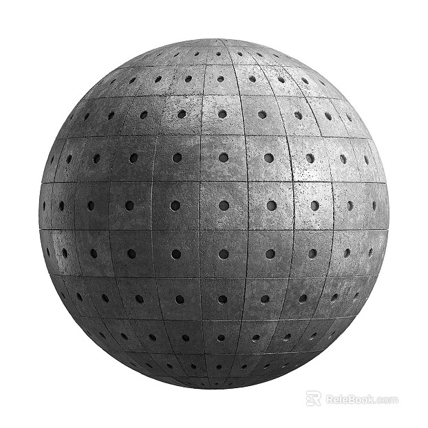 Concrete wall PBR texture