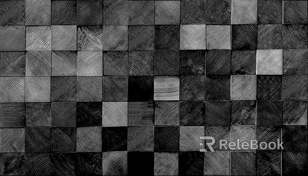 wood grain mosaic texture