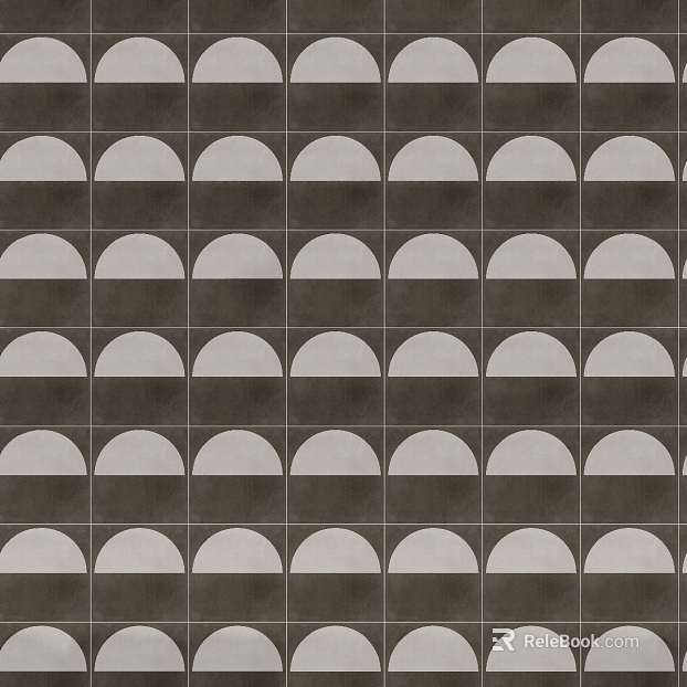 Retro Geometric Pattern Foil Tile Tile Art Tile texture