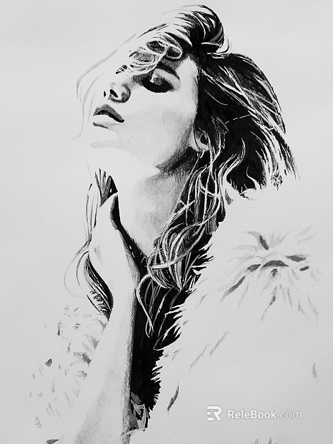 figure painting texture