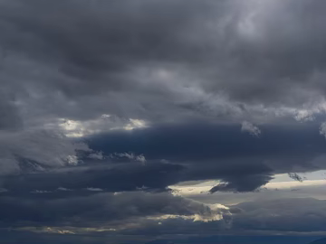 Dark dark clouds, cloudy sky, storm disaster coming texture (ID:ffach062431)