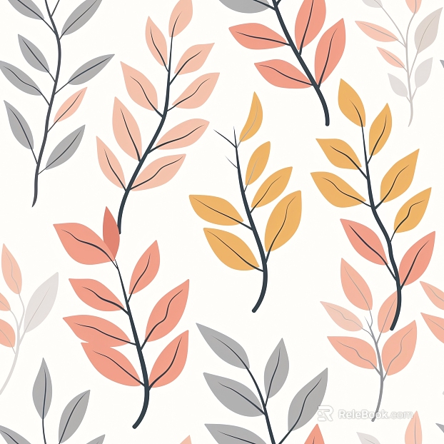 Autumn Plant Wallpaper Design texture