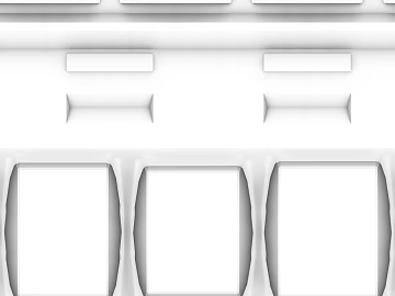 White concave-convex square wall decoration texture (ID:ffaeh278524)