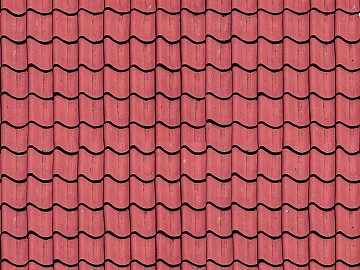 red tile 3d model