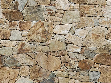 outdoor stone brick wall seamless 3d model