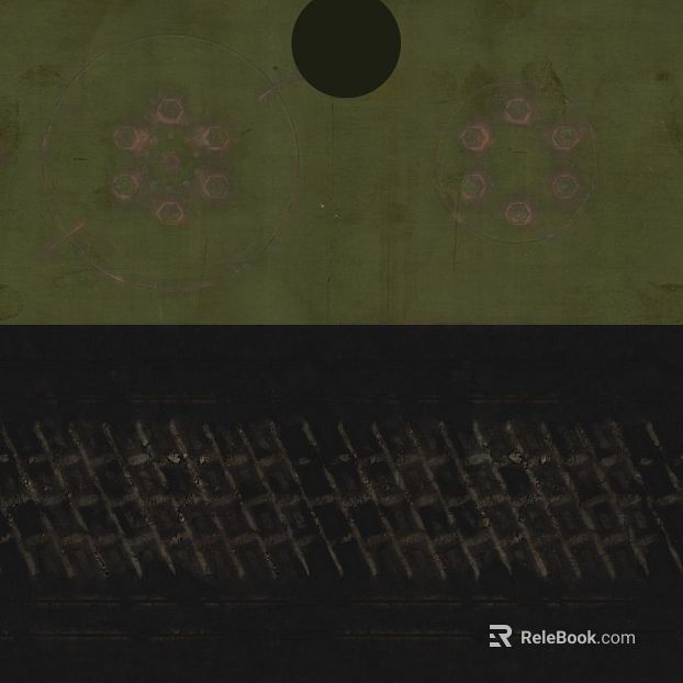 Army green old metal plate industrial ground texture