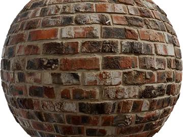 Brick wall PBR texture (ID:ffach834664)
