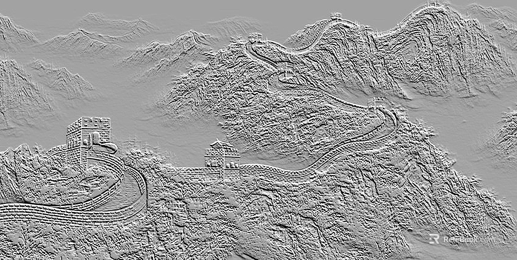 three-dimensional physical painting texture