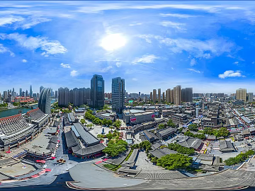 HDR urban ecological greening panorama texture (ID:ffach924603)