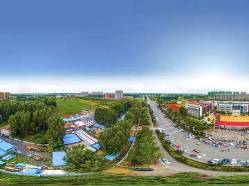 Daytime Urban Ecological Greening HDR texture (ID:ffach026716)