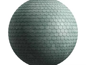 Roof Tile PBR 3d model